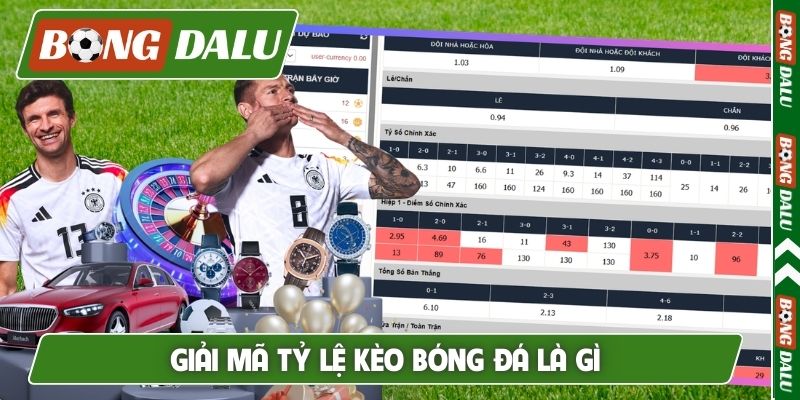 Giải mã tỷ lệ kèo bóng đá là gì